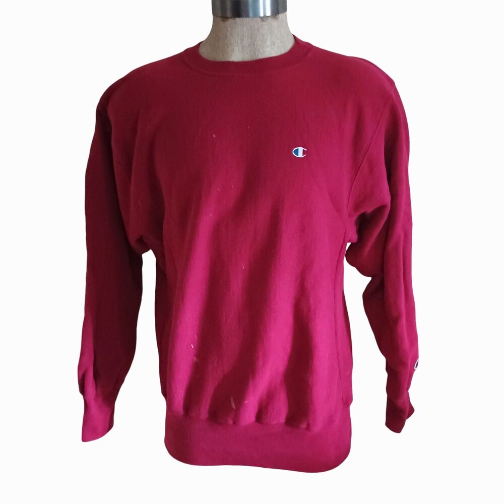 Vintage 90s  Champion Reverse Weave Sweatshirt Mens Size XL USA Red READ